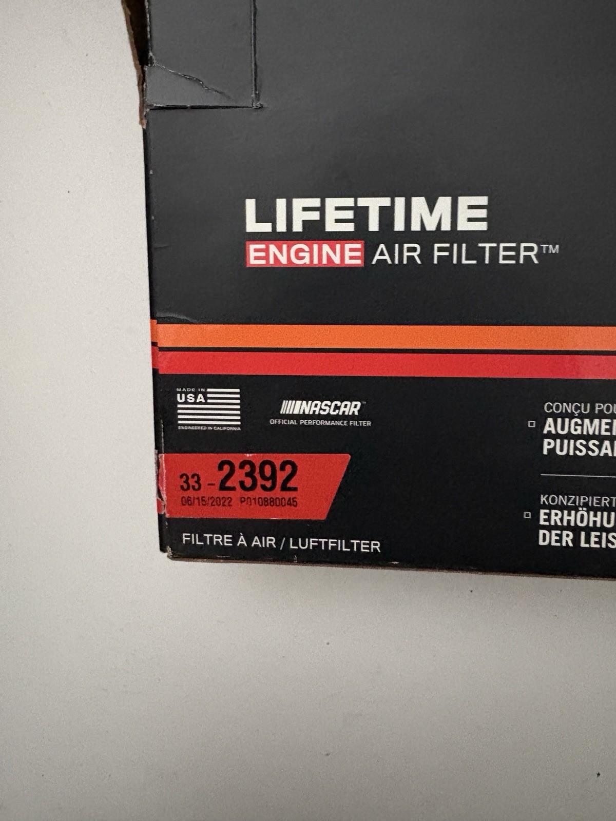 K&N AIR FILTER MITSUBISHI LANCER EVO 10 2.0 TURBO 08-15 33-2392