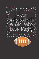 Rugby Sport Notizbuch A5, 120 Seiten, MäDchen, Geschenk, Rugby-Liebe