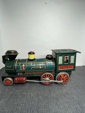 Masudaya Modern Toys Western Special Tin Litho Locomotive Japan 1960 see video