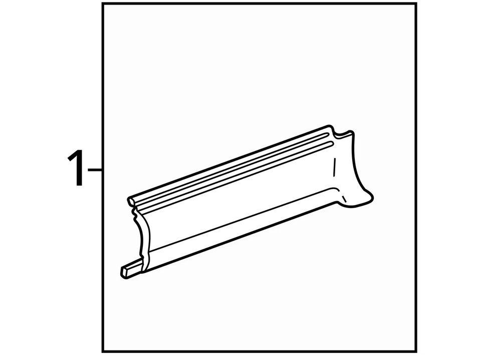 1997-1999 PONTIAC TRANS SPORT MONTANA MOLDING KIT BODY SI LWR FR 12453319 NEW - Image 3 of 3