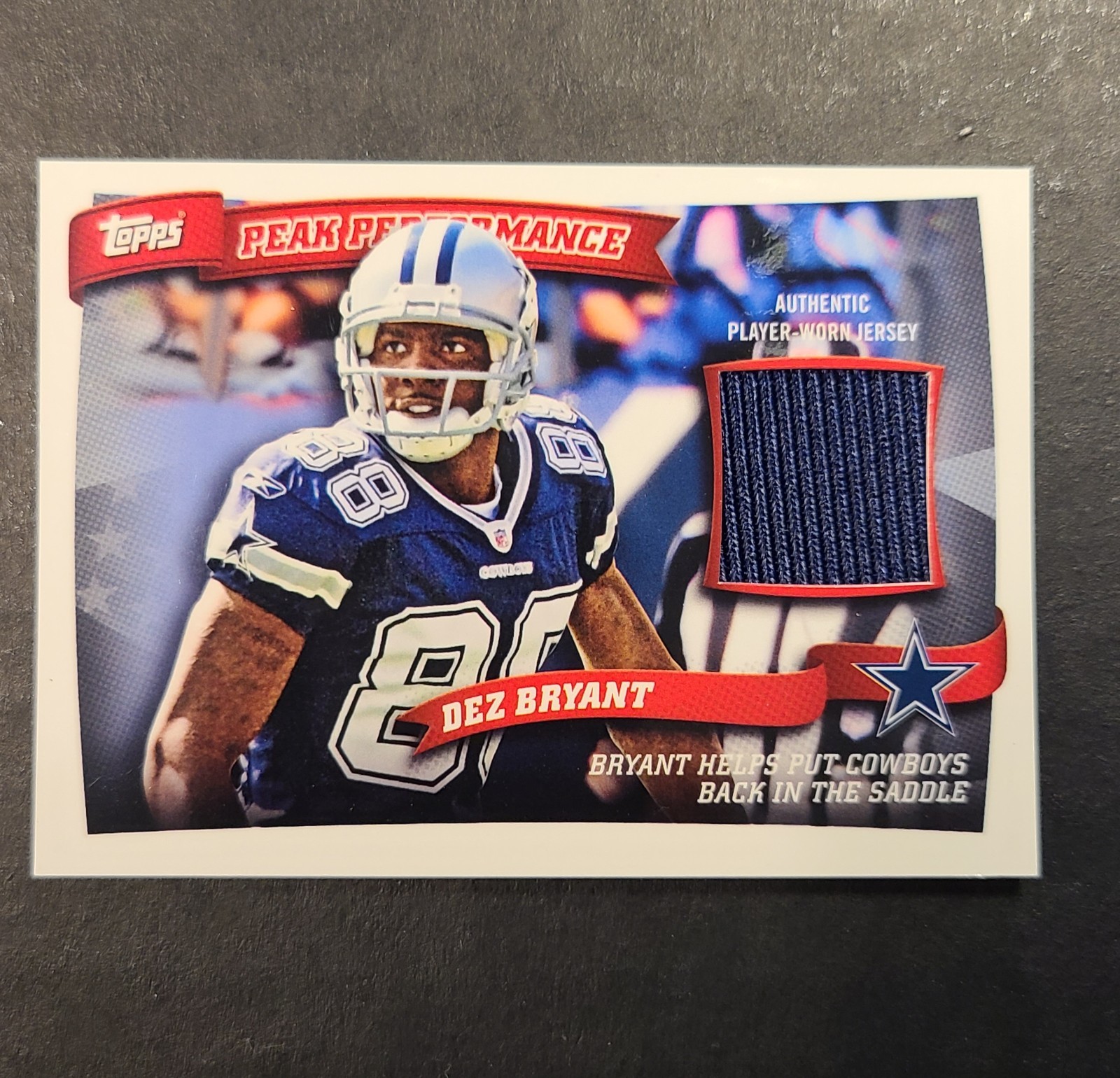 Dez Bryant Topps Peak Performance Relics #PPRDB Base