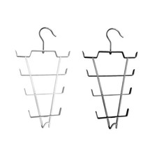 V-shaped Double Sided 360� Rotating Hanger 9 Hooks For Wardrobe Storage