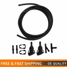 Universal Car Windshield Wiper Washer Squirter Nozzle Spray Jet Kit Fluid Hose Y