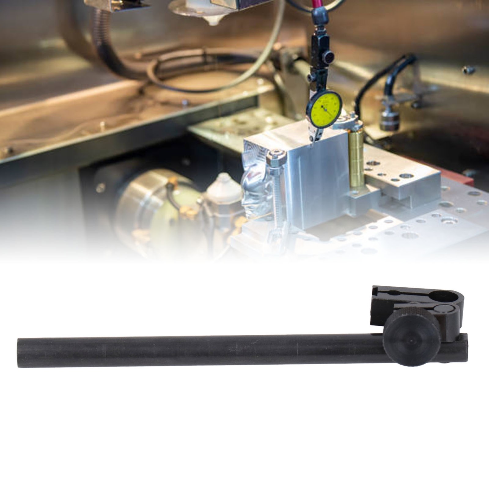 Dial Indicator Clamp Chuck 120mm Length Sturdy Dial Indicator Holder Bar For☜