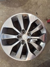 2019 Jeep Cherokee Wheel Rim 19x7-12 Polished With Hyper Black Pockets Opt Wsx