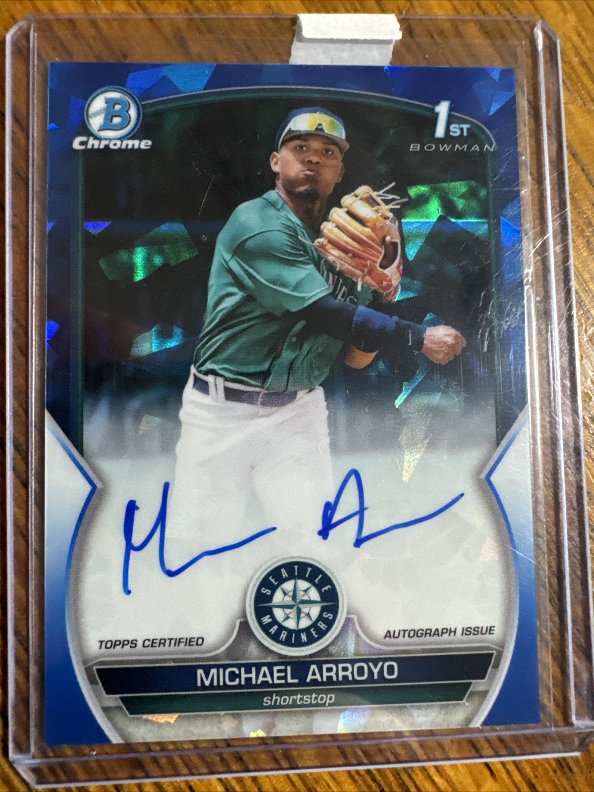 2023 Bowman Chrome Sapphire Auto Michael Arroyo 1st