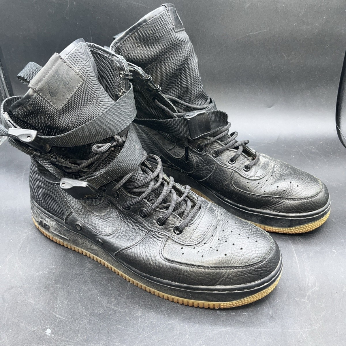 Nike SF Air Force Black Gum Size 12