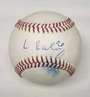 Luke Raley Signed Autographed Game Used Major League Baseball MARINERS