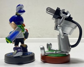 Lot of 3 Nintendo Amiibos: Mr Game and Watch, Chibi-Robo & Inkling Boy