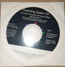 Operating System CD Microsoft® Windows® XP Home Edition Service Pack 2 SEALED