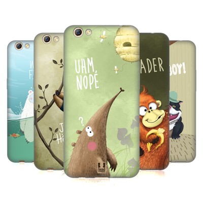 HEAD CASE DESIGNS ANIMAL QUIPS SOFT GEL CASE FOR OPPO PHONES
