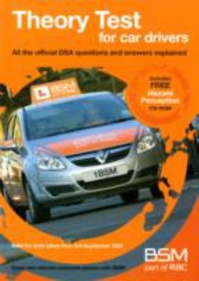 Bsm Theory Test for Car Drivers Paperback BSM Consulting Group St