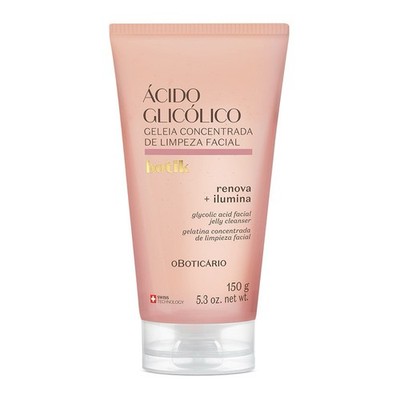 Boticário Geleia Concentrada de Limpeza Facial Ácido Glicólico Botik, 150g