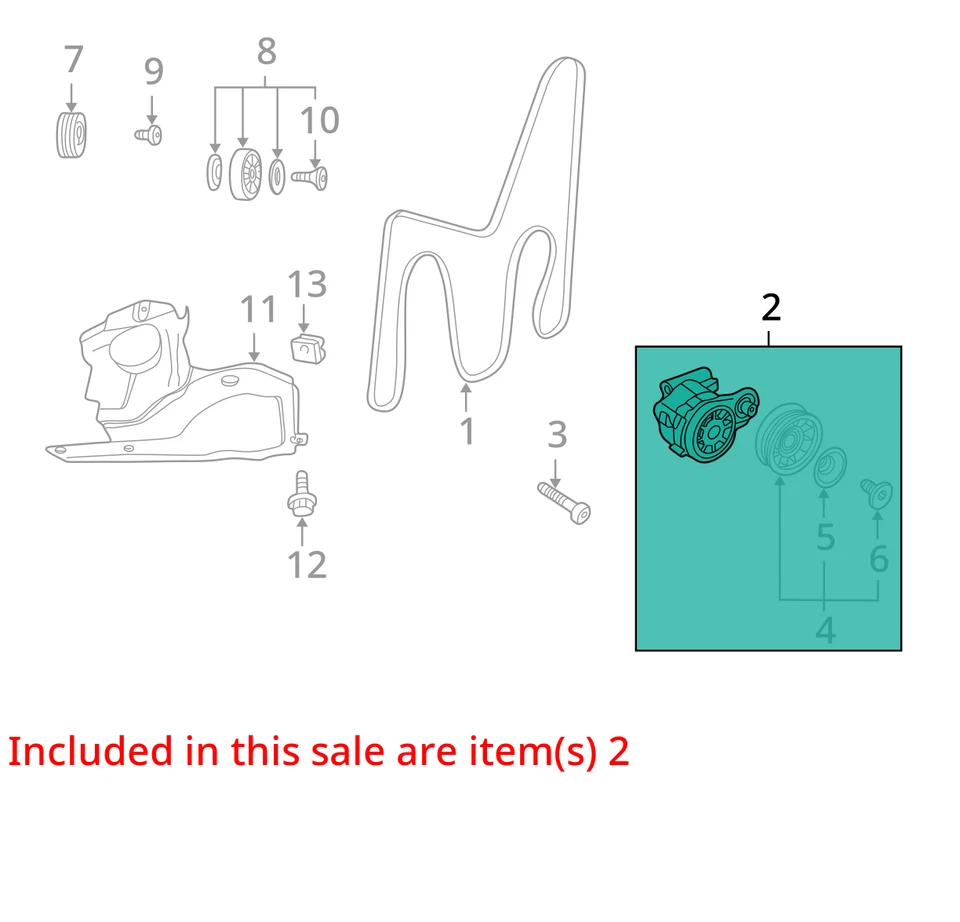 Tensor de correa Saab 9-3 2005 ZYEGM Foto 3 de 4
