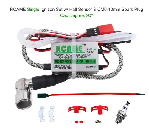 RCAME CM6 Ignition 10mm 90 Degree W/ Hall Sensor for Gas Engine RC Airplane