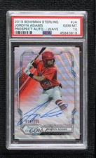 2019 Bowman Sterling Prospect Wave Refractor Jordyn Adams PSA 10 GEM MT Auto n0c