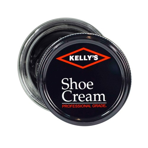 Black Shoe Polish 1.5 oz - Professional Leather Shoe Cream - Picture 2 of 7