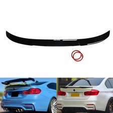 M4 style Schwarz Glanz Heckspoiler Spoilerlippe Lippe für BMW 3er F30,F80 Limo
