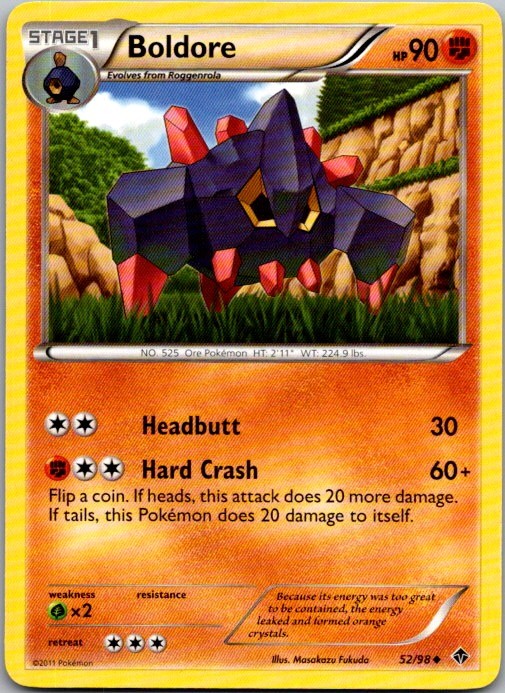 Boldore (52) Uncommon Emerging Powers 52/98 LP