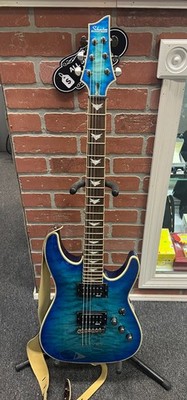 Schecter Omen Extreme 6, Ocean Blue Burst W/Case