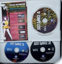Just Dance Wii Bundle Just dance 2,3,4, - 4 In Box