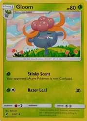 Gloom 5/147 Burning Shadows Uncommon Pokemon Card