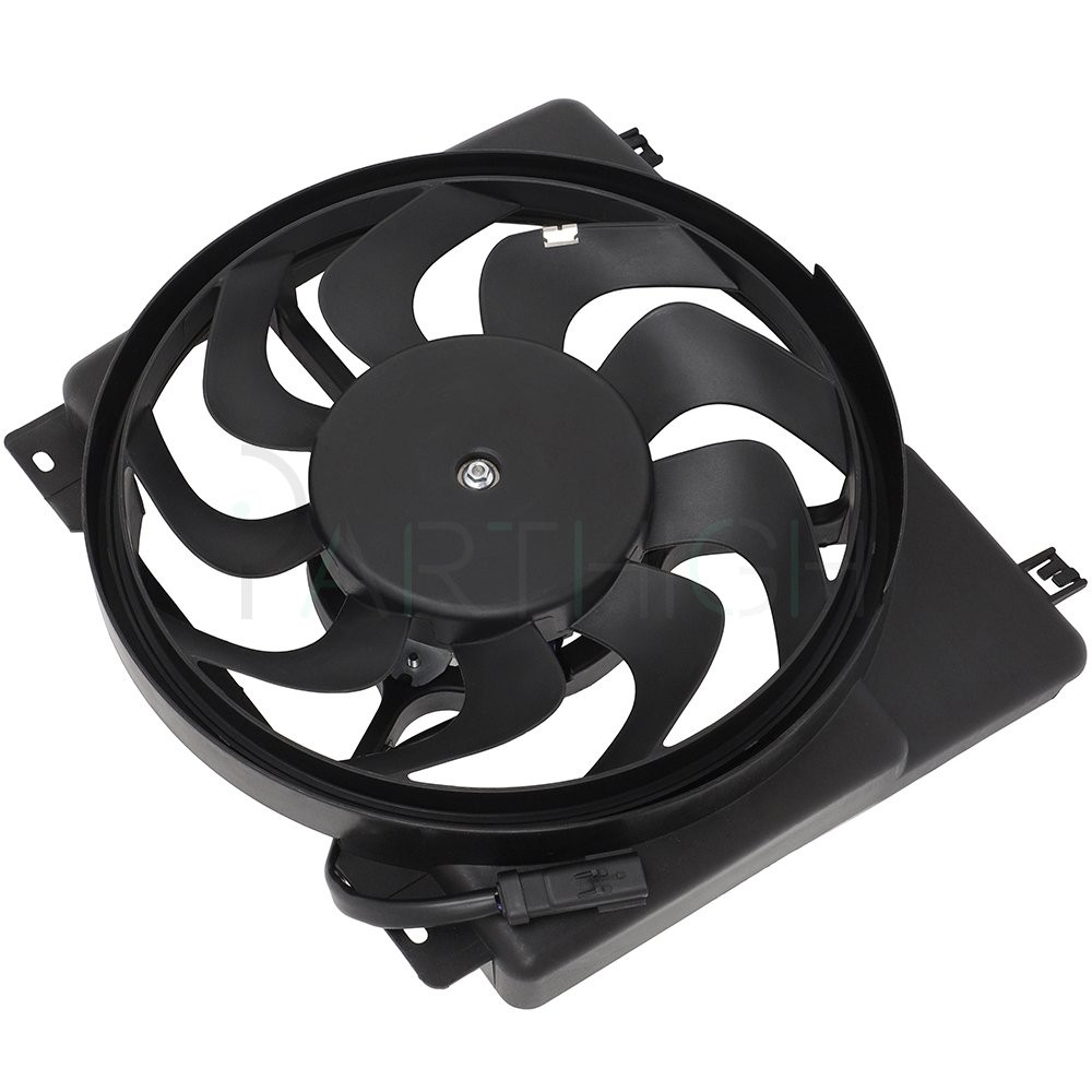 Radiator and Cooling Fan Assembly Car Electric For 1997 98-2001 Jeep Cherokee