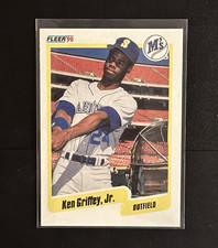 Fleer 1990 Base Set #513 Ken Griffey Jr Seattle Mariners