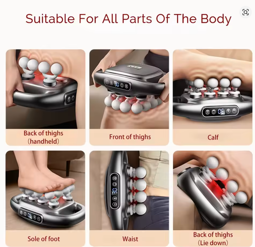 16 headMassager Gun Set Deep Tissue Body Fitness Muscle Electric Relax Massager