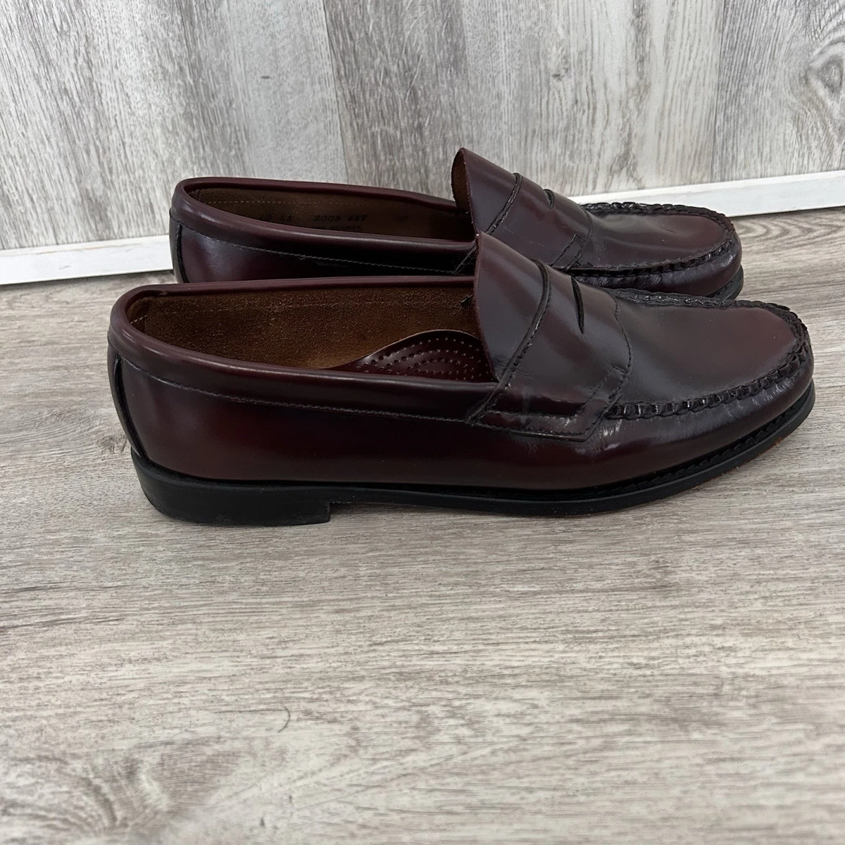 Madewell x G.H.BASS Men\'s Larson Weejuns® Loafers White Wine Leather 7.5 NWOB Bass Loafers Men main image 2
