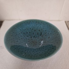 Vintage Poole Pottery Sea Crest Green Shallow Bowl 5.25"