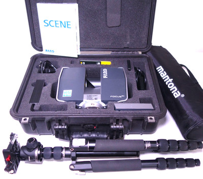 FARO Focus 3D S120 Laserscanner Komplettset Stativ Neuer Akku nur 158 Scans