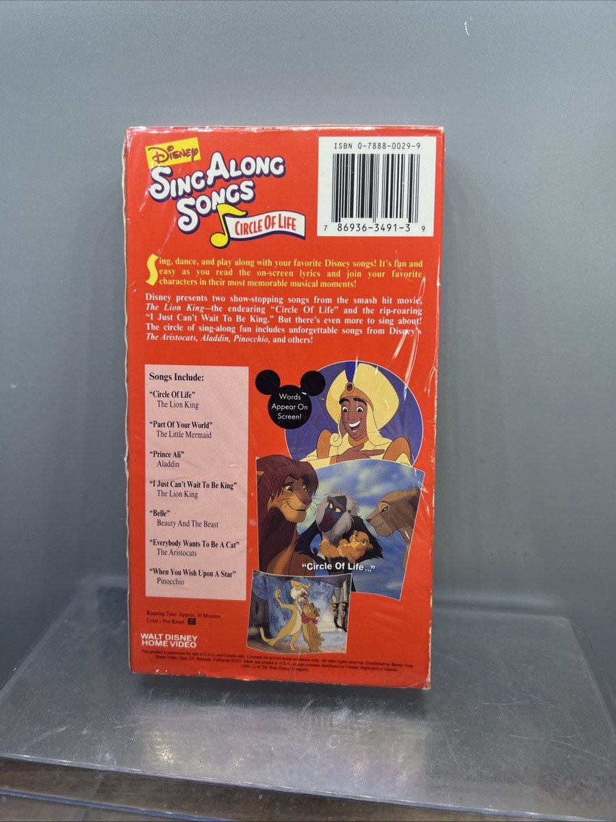 Disneys Sing Along Songs - The Lion King: Circle of Life (VHS