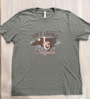 Luke Combs  App State Of Mind  Appalachian State Mountaineers T-shirt - Size 3XL