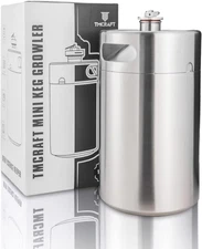 270OZ Stainless Steel Mini Keg, Portable Beer Growler with Exhaust Valve Designe