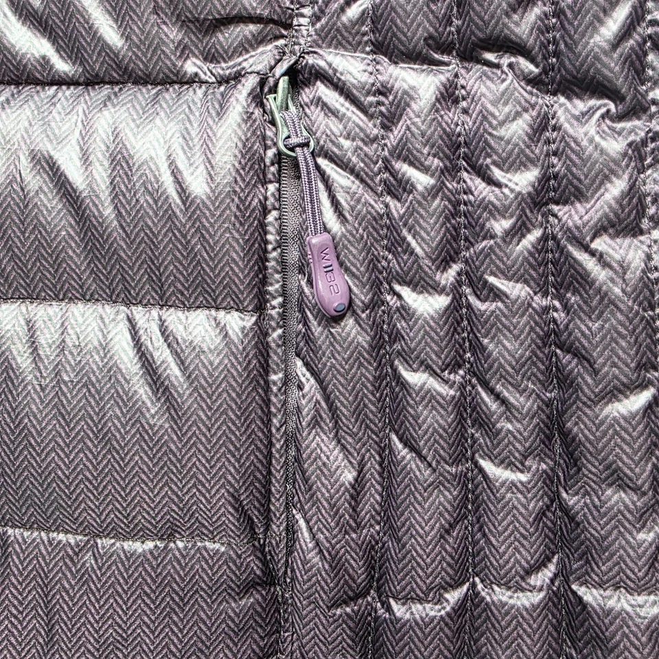 Chaleco impermeable 32 grados al calor berenjena púrpura ligero empaquetable - grande Foto 4 de 4