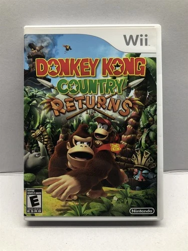 Nintendo Wii Donkey Kong Country Returns Complete w/ Manual - Tested - Free Ship