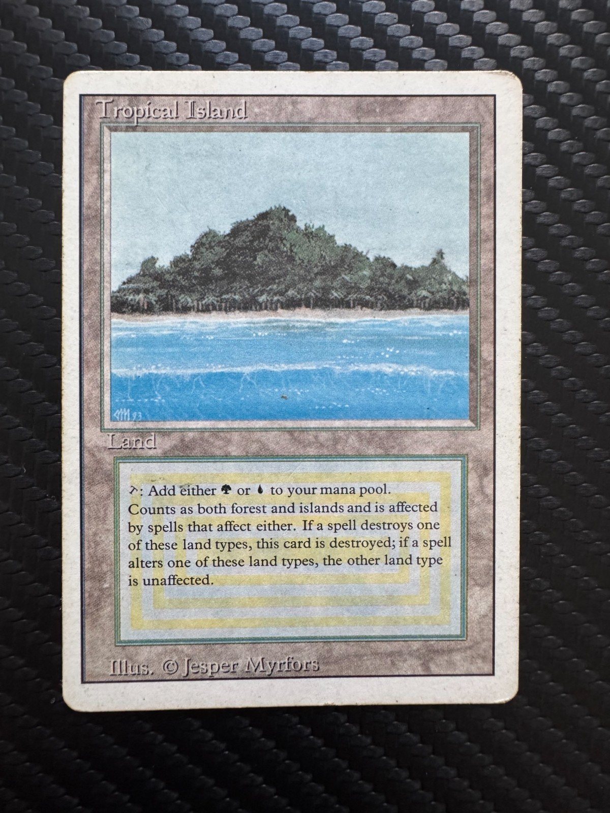 Tropical Island (English) Dual Land - Magic The Gathering (MTG Revised Edition)