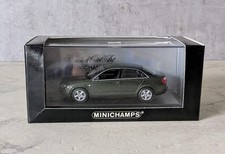 Minichamps Audi A4 2000 Green Metallic Scale 1:43 Model Diecast Boxed 430010100