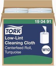 Tork Low-Lint Cleaning Cloth Turquoise Refill W10, Cleaning Cloths, 190491