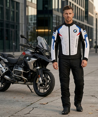 Men's NEW Motorcycle Mesh Jacket BMW Motorrad Style Racing Riding Gear