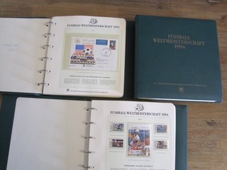 USA calcio mondiali 1994 collezione francobolli completa ABO Richard Borek