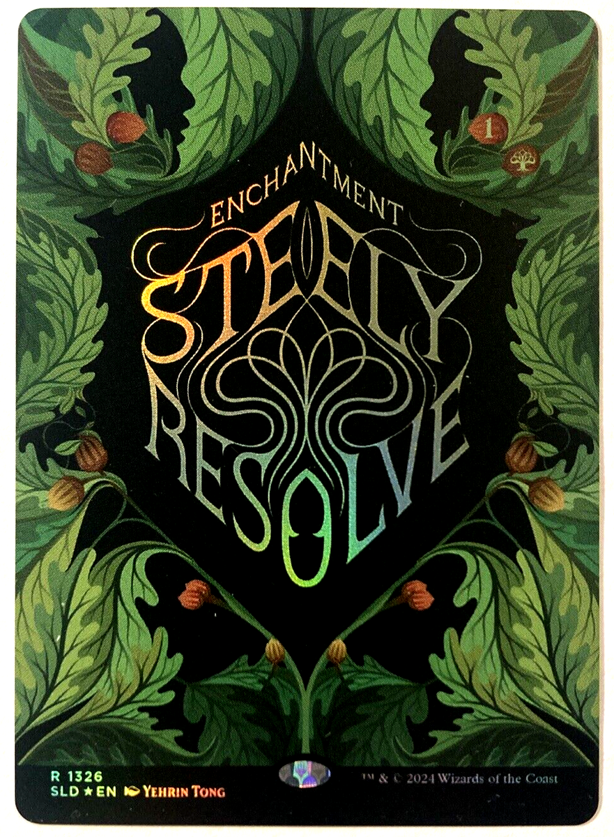 MTG Steely Resolve FOIL Secret Lair Chaos Vault 1326 NM | eBay