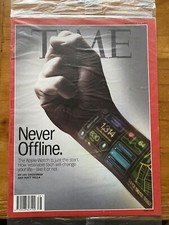 Apple Watch Time Magazine 2014 Never Offline Wearable Technology NEW SEALED