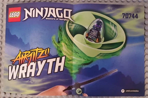 Lego Ninjago 70744 Airjitzu Wrayth Flieger Vollständig / gebraucht mit BA