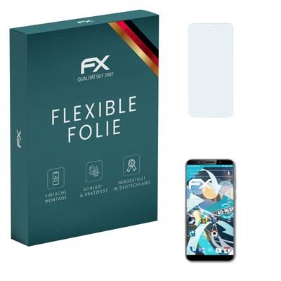 atFoliX 3x Folie für TP-Link Neffos C9A Schutzfolie klar&flexibel