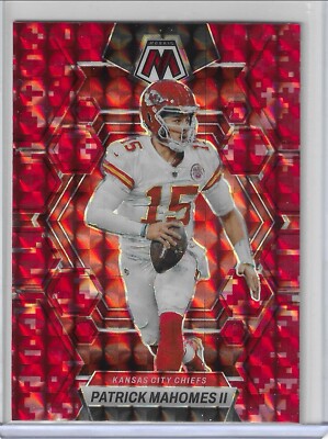 2023 Panini Mosaic Football Patrick Mahomes II Red Color 2023 Panini Mosaic Football Patrick Mahomes II Red Color