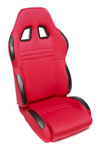 TA TECHNIX Sportsitz Halbschalensitz Fahrersitz rot verstellbar links - Bild 1 von 5