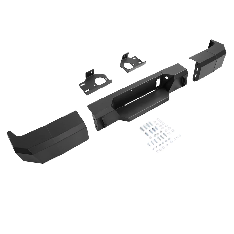 Rear Steel Bumper Assembly W/D-ring Mounting Holes For Nissan Titan XD 2016-2021 Foto 2 de 4