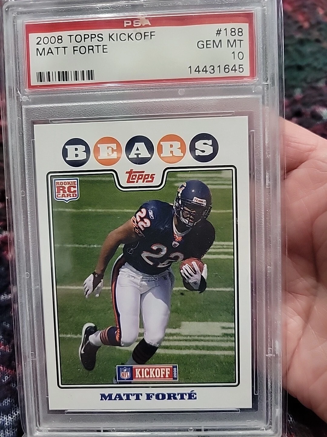 Matt Forte Topps Kickoff #188 Base